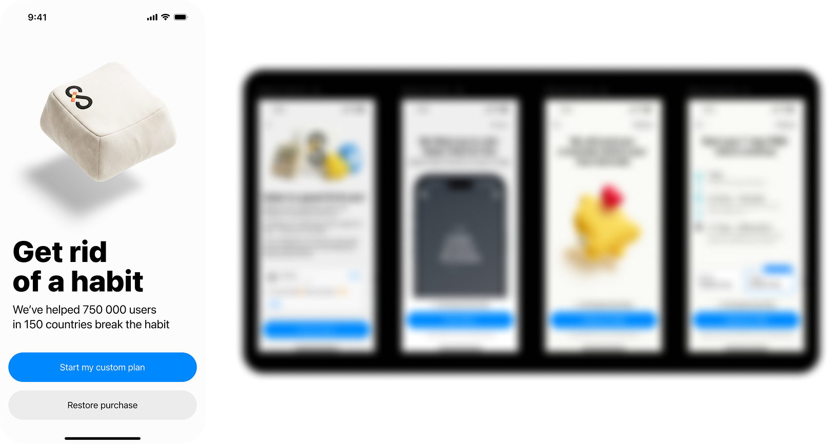 Sober next steps paywall redesign